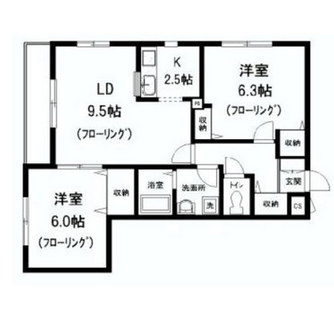 東京都練馬区中村南１丁目 賃貸マンション 2LDK