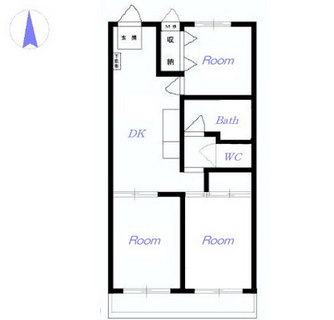 東京都練馬区中村北１丁目 賃貸マンション 3DK