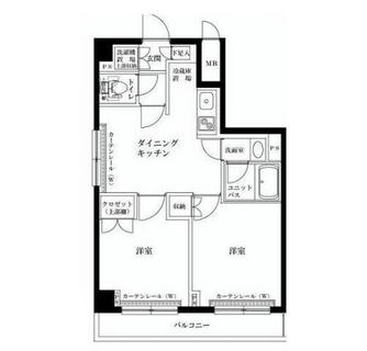 東京都中野区丸山２丁目 賃貸マンション 2DK