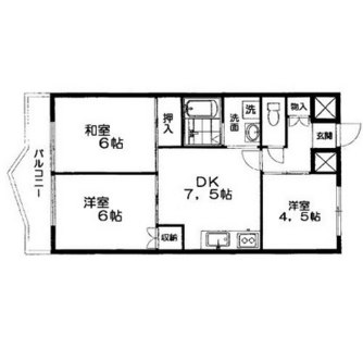 東京都練馬区豊玉北３丁目 賃貸マンション 3DK