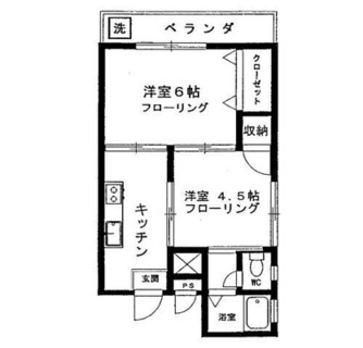 東京都練馬区中村北１丁目 賃貸マンション 2K