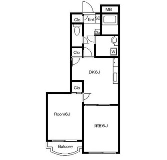 東京都練馬区豊玉北６丁目 賃貸マンション 2DK