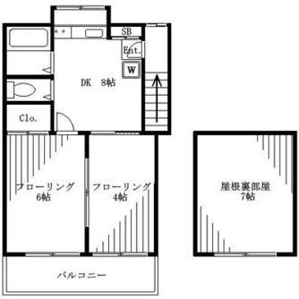 東京都豊島区要町３丁目 賃貸アパート 2SSDK