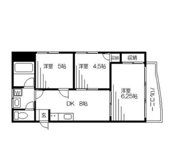 東京都練馬区豊玉中３丁目 賃貸マンション 3DK