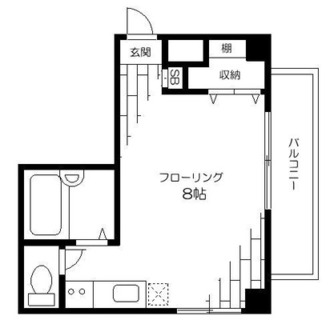 東京都練馬区豊玉北３丁目 賃貸マンション 1R