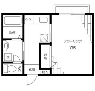 東京都中野区江古田２丁目 賃貸アパート 1K