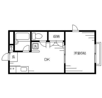 東京都練馬区小竹町１丁目 賃貸アパート 1DK