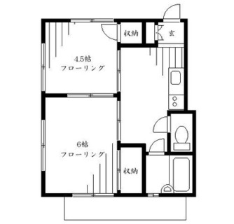 東京都練馬区旭丘１丁目 賃貸アパート 2K