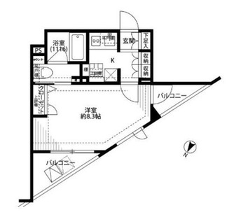 東京都練馬区桜台２丁目 賃貸マンション 1K