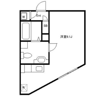 東京都中野区江原町３丁目 賃貸マンション 1R