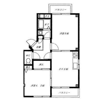 東京都練馬区中村２丁目 賃貸マンション 2DK