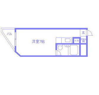 東京都練馬区中村南２丁目 賃貸マンション 1R